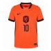 Holandsko Memphis Depay #10 Domáci futbalový dres MS 2026 Krátky Rukáv